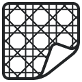 Autocolant cu model rattan